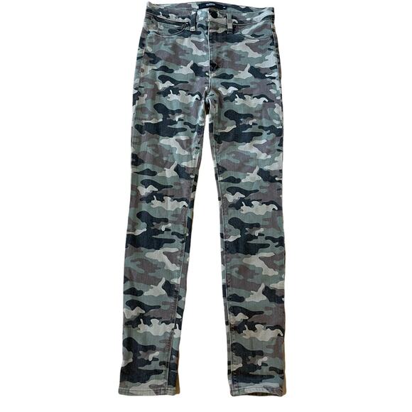 Hudson Women's Size 26 Jeans Barbara Super Skinny Camo Pants - Picture 2 of 8